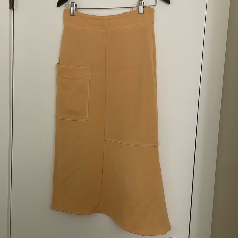 Tibi Yellow-Orange knit skirt Sz 0